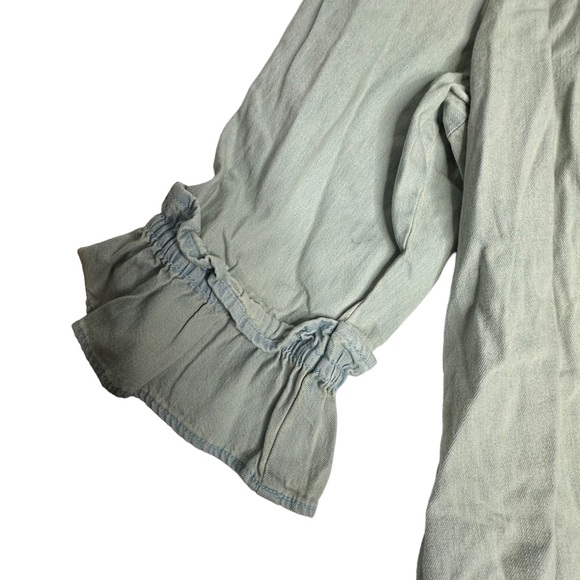 NWT Free People Vanessa Denim Tunic/Mini Dress in Blue Chill m - Picture 8 of 16